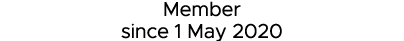 Member since 1 May 2020 