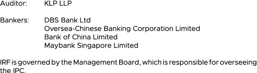 Auditor: KLP LLP Bankers: DBS Bank Ltd  Oversea-Chinese Banking Corporation Limited   Bank of China Limited   Maybank   