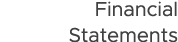 Financial Statements